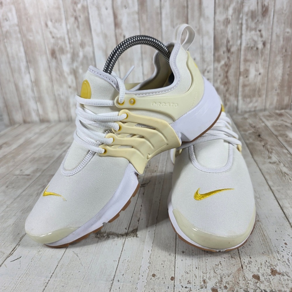 Nike Air Presto Coconut Milk University Gold Womens Sneakers 878068-104 White - Picture 5 of 8